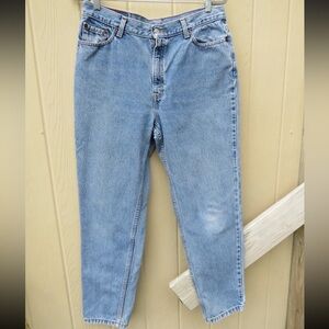 Levis 512 Jeans Women 14 S Blue Classic Slim Tapered High Rise Mom Y2K VTG